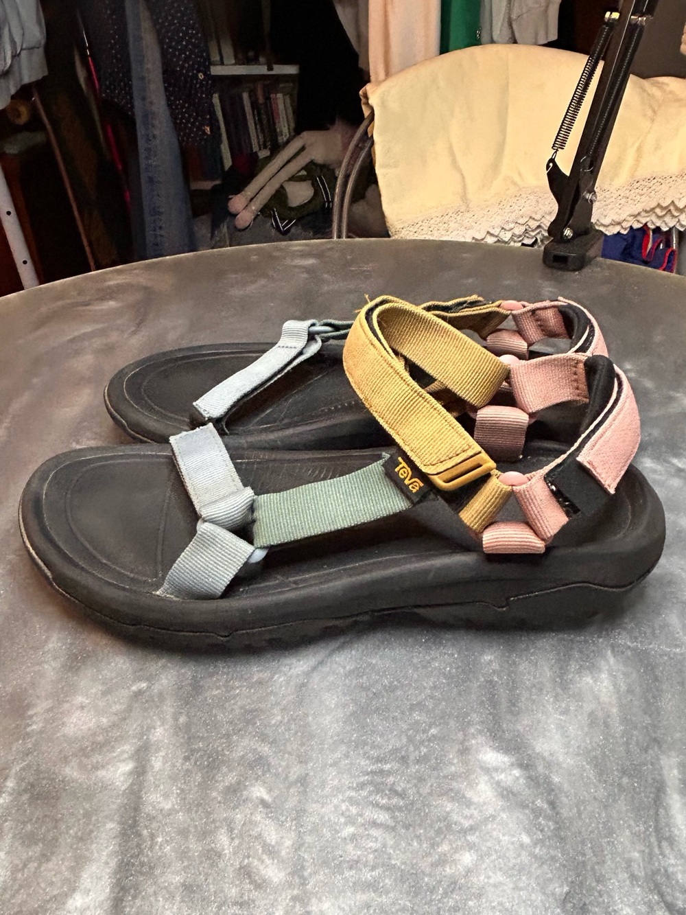 Teva Hurricane XLT2 Pastel Multi Sport Hiking Sandals Women’s Size 10 - Picture 3 of 15